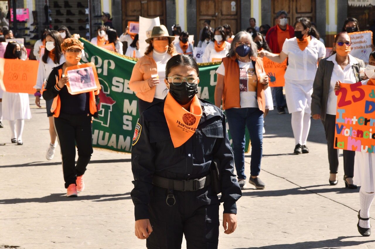 Ayuntamiento de Huamantla conmemora el Día Naranja con actividades de sensibilización